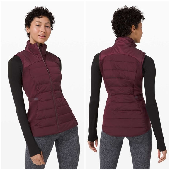 Lululemon Down For It All Vest Sz 4 EUC